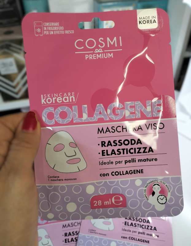 Mascarilla facial Koreana con Colágeno