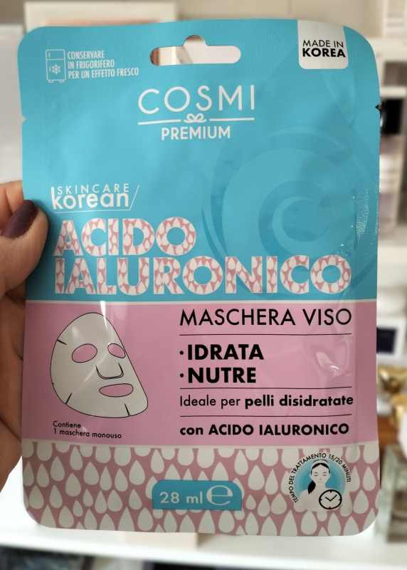 Mascarilla facial Koreana con Acido Hiáluronico